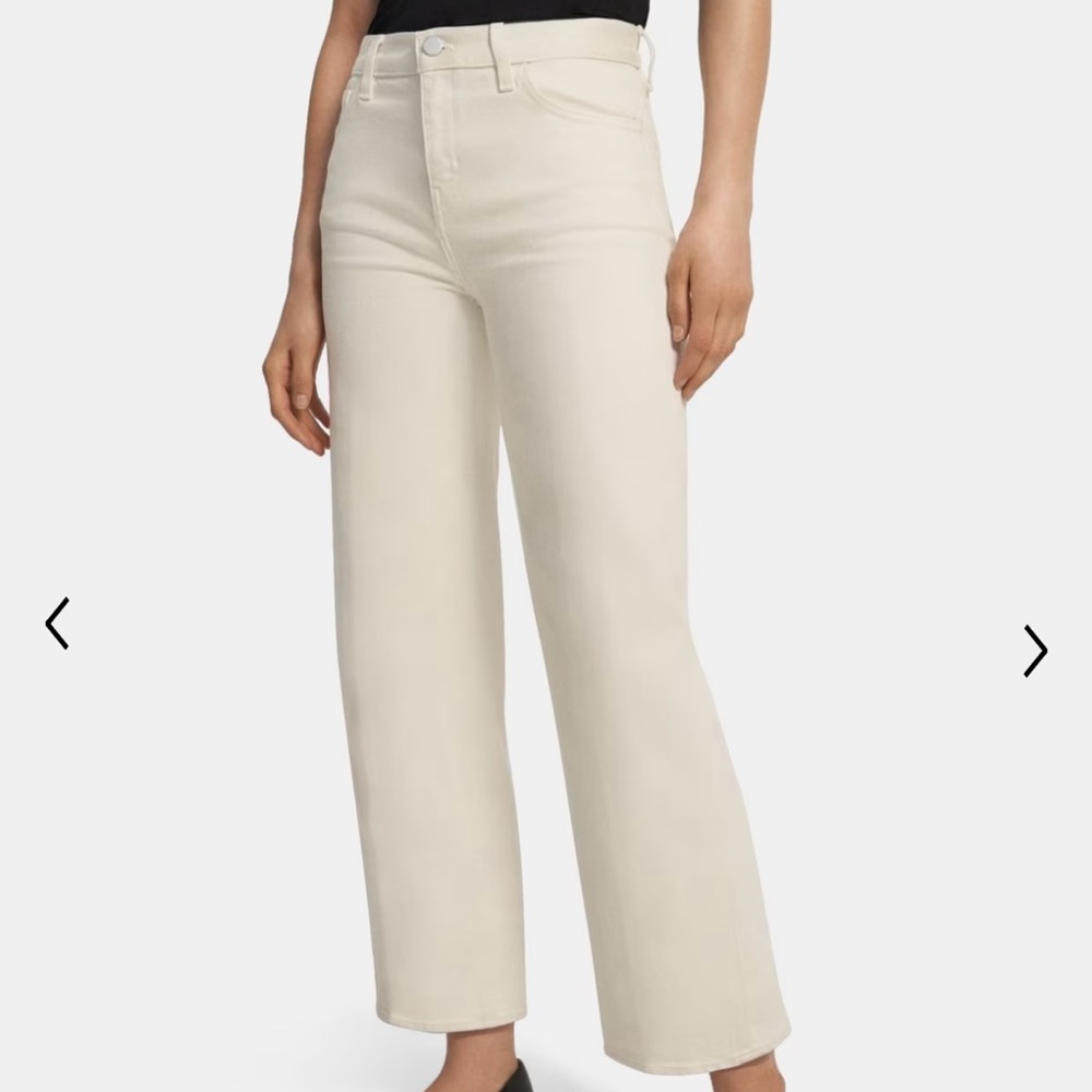 NWOT Theory High Waisted Wide Leg Jeans - Size 23